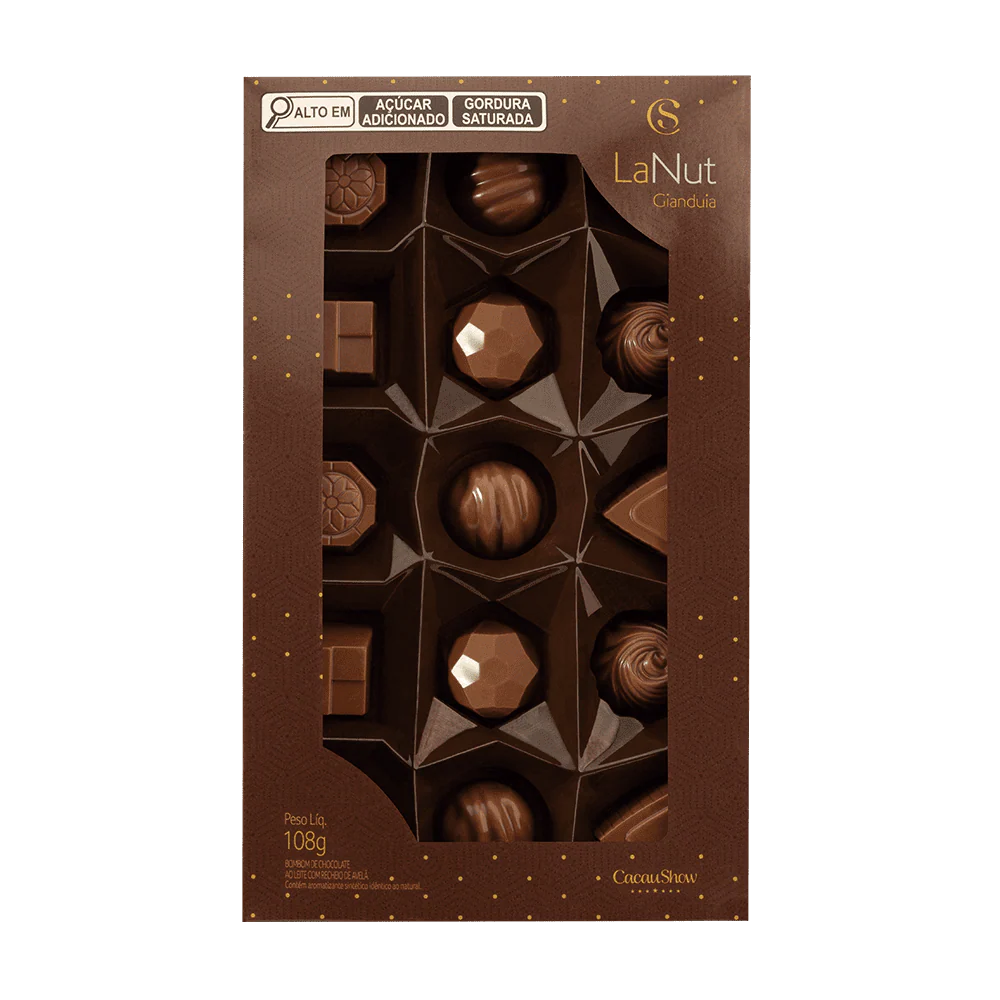 Caixa de Bombons Mini Show LaNut 108g