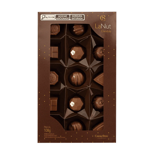 Caixa de Bombons Mini Show LaNut 108g