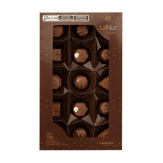Caixa de Bombons Mini Show LaNut 108g