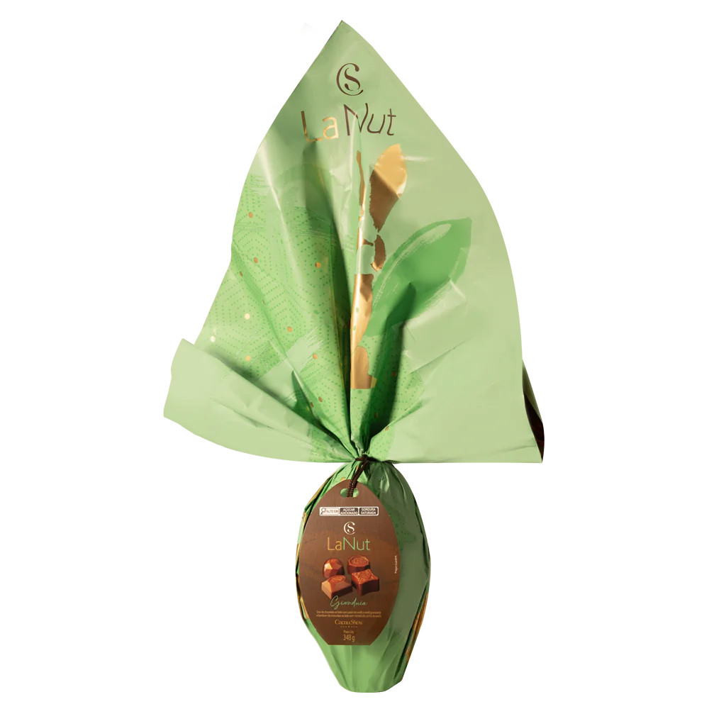 Ovo de Páscoa LaNut ao Leite 348g